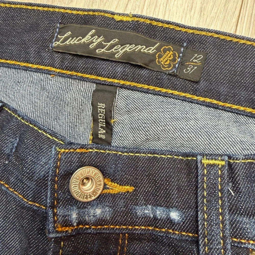 Vintage Lucky Legend Zoe Womens Jeans Dark Wash Mid Rise Straight Size‎ 31